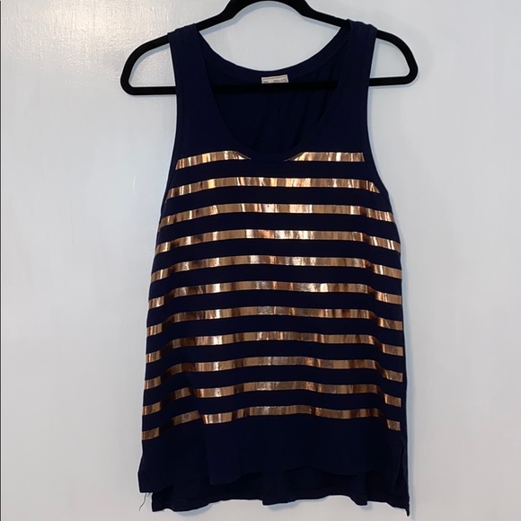 GAP Tops - Gap copper striped tank